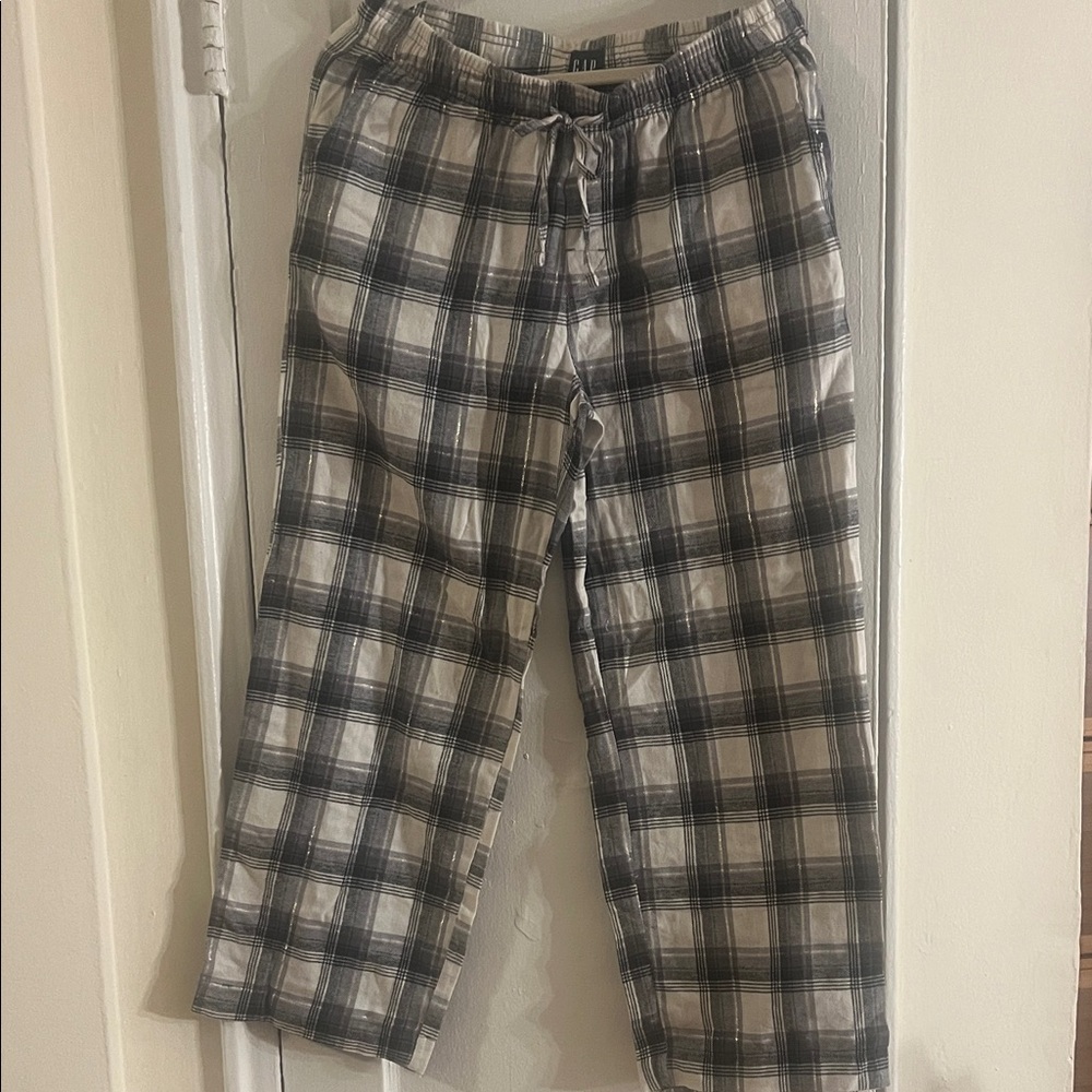 GAP Checkered Pajama pants - Black and White